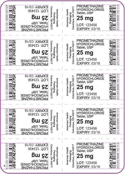 25 mg Promethazine HCl Tablet Blister